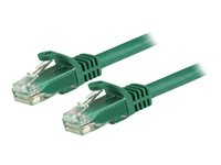 StarTech.com 50cm CAT6 Ethernet Cable, 10 Gigabit Snagless RJ45 650MHz 100W PoE Patch Cord, CAT 6 10GbE UTP Network Cable w/Strain Relief, Green, Fluke Tested/Wiring is UL Certified/TIA - Category 6 - 24AWG (N6PATC50CMGN) - Patchkabel - RJ-45 (han) til RJ-45 (han) - 50 cm - UTP - CAT 6 - knastfri - grøn N6PATC50CMGN