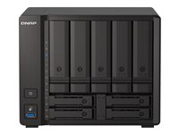 QNAP TS-H973AX-8G - NAS-server - 9 bays - SATA 6Gb/s - RAID 0, 1, 5, 6, 10, 50, JBOD, 60, RAID TP - RAM 8 GB - 2.5 Gigabit Ethernet / 10 Gigabit Ethernet - iSCSI support TS-H973AX-8G