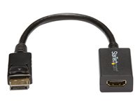 StarTech.com DisplayPort to HDMI Adapter - 1920x1200 - HDMI Video Converter - Latching DP Connector - Monitor to HDMI Adapter (DP2HDMI2) - Videoadapter - DisplayPort han til HDMI hun - 26.5 cm - for P/N: DK30CH2DEP, DK30CH2DEPUE, DK30CHDDPPD, DK30CHDPPDUE, MST14DP123DP, SV231QDPU34K DP2HDMI2