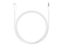 Apple - USB-C til hovedtelefon jackstikadapter - 24 pin USB-C han til 3,5 mm audiostik han - 1.2 m - tovejs MDV84ZM/A