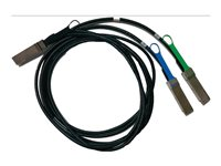 NVIDIA - Fiberkanal-kabel - QSFP56 (han) til QSFP56 (han) - 1 m - hybrid 980-9I98H-00V001
