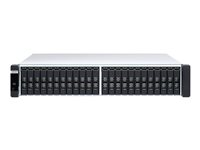 QNAP ES2486dc - NAS-server - 24 bays - rackversion - SAS 12Gb/s - RAID 0, 1, 5, 6, 10, 50, JBOD, 60, RAID TP - RAM 96 GB - Gigabit Ethernet / 10 Gigabit Ethernet - iSCSI support - 2U ES2486DC-2142IT-96G