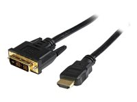 StarTech.com 1m HDMI to DVID Cable M/M - Adapterkabel - HDMI han til DVI-D han - 1 m - afskærmet - sort HDDVIMM1M