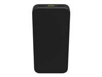 mophie powerstation - Powerbank - 10000 mAh - 20 Watt - PD - 3 output-stikforbindelser (USB, 24 pin USB-C) - sort 401110786