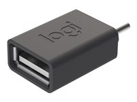 Logitech - USB adapter - 24 pin USB-C (han) til USB (hun) 956-000005