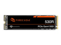 Seagate FireCuda 530R ZP4000GM3A063 - SSD - 4 TB - intern - M.2 2280-D2 - PCIe 4.0 x4 (NVMe) - med 3 års Seagate Rescue Data Recovery ZP4000GM3A063