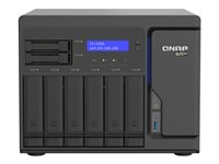 QNAP TS-h886 - NAS-server - 8 bays - SATA 6Gb/s - RAID 0, 1, 5, 6, 10, 50, JBOD, 60, RAID TP, TM - RAM 8 GB - 2.5 Gigabit Ethernet - iSCSI support TS-H886-D1602-8G