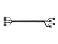 Intel - ATA/SAS-kabel - 4i MiniLink SAS (SFF-8611) (han) lige til 4i MiniLink SAS (SFF-8611) (han) højrevinklet - 75.5 cm A2U4PSWCXCXK1