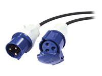 APC Modular IT Power Distribution Cable Extender - Forlængerkabel til strøm - IEC 60309 16A (han) til IEC 60309 16A (hun) - AC 230 V - 4.8 m - for P/N: SY16K48H-PDNB, SY32K48H-PDNB, SY48K48H-PDNB, SY64K96H-NB, SY96K160H-NB, SY96K96H-NB PDX316IEC-480