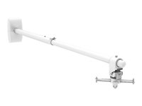 Vision Techmount TM-ST2 - Monteringssæt (vægbeslag, stang) - teleskopisk - for projektor - satin hvid TM-ST2
