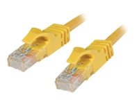 C2G Cat6 Booted Unshielded (UTP) Network Patch Cable - Patchkabel - RJ-45 (han) til RJ-45 (han) - 5 m - UTP - CAT 6 - formet, knastfri, strenget - gul 83470