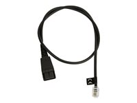 Jabra - Kabel til hovedsæt - RJ-11 han til Quick Disconnect han 8800-00-37