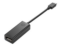 HP - Ekstern videoadapter - USB-C - DisplayPort - for Workstation Z2, Z2 G5, Z2 G8, Z2 G9, Z4 G4, Z6 G4, Z8 G4 4SH08AA