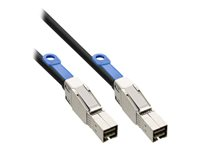 Dell - SAS eksternt kabel - SAS 12Gbit/s - 36 pin 4x Shielded Mini MultiLane til 36 pin 4x Shielded Mini MultiLane - 2 m - for PowerEdge T130, T330, T430, T630; PowerVault MD3460, MD3860; Storage SCv2000, SCv2020 470-AATP