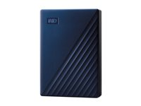WD My Passport for Mac WDBK6C0060BBL - Harddisk - krypteret - 6 TB - ekstern (bærbar) - USB 3.2 Gen 1 - 256-bit AES - blå WDBK6C0060BBL-WESN