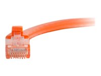 C2G Cat5e Booted Unshielded (UTP) Network Patch Cable - Patchkabel - RJ-45 (han) til RJ-45 (han) - 1.5 m - UTP - CAT 5e - formet, knastfri, strenget - orange 83604