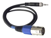 Sennheiser CL100 - Lyd adapter - XLR3 han til mini-phone stereo 3.5 mm han - 60 cm - for Sennheiser EK 100 G3, EK 100 G3-A, EK 100 G3-B, EK 100 G3-E, EK 100 G3-G, EK 300 556950