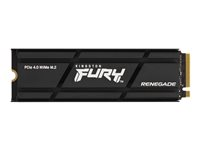Kingston FURY Renegade - SSD - 2 TB - intern - M.2 2280 - PCIe 4.0 x4 (NVMe) - integreret kølelegeme SFYRDK/2000G