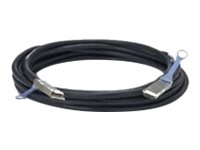 Dell - 100GBase-kabel til direkte påsætning - QSFP28 (han) til QSFP28 (han) - 3 m - dobbelt-axial - passivt - for Networking S6100; PowerEdge C6420, R640, R740; PowerSwitch S4112, S5212; Networking Z9100 470-ABQE