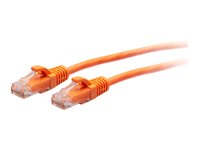 C2G 3ft (0.9m) Cat6a Snagless Unshielded (UTP) Slim Ethernet Network Patch Cable - Orange - Patchkabel - RJ-45 (han) til RJ-45 (han) - 90 cm - 4.8 mm - UTP - CAT 6a - knastfri, formet - orange C2G30175