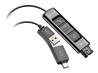 Poly DA85 - Kabel til hovedsæt - USB, 24 pin USB-C han til Quick Disconnect han - 1.3 m - for OMEN 40L by HP GT21-1026nd; Poly DA70, DA75, DA80, DA85-M 786C7AA