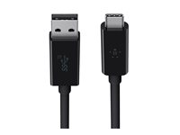 Belkin 3.1 USB-A to USB-C Cable - USB-kabel - USB Type A (han) til 24 pin USB-C (han) - USB 3.1 - 91.4 cm - sort F2CU029BT1M-BLK