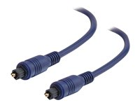 C2G Velocity - Digital lydkabel (optisk) - TOSLINK han til TOSLINK han - 2 m - fiberoptik 80324