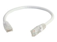 C2G Cat6 Booted Unshielded (UTP) Network Patch Cable - Patchkabel - RJ-45 (han) til RJ-45 (han) - 2 m - UTP - CAT 6 - formet, knastfri, strenget - hvid 83488