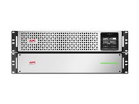 APC Smart-UPS On-Line SRTL1500RM4UXLI-NC - UPS (rackversion) (høj densitet) - AC 220/230 V - 1350 Watt - 1500 VA - Litiumion - RS-232, USB, Ethernet - output-stikforbindelser: 8 - 4U - 1.83 m ledning - sort med sølvfrontkant - med APC UPS Network Management Card SRTL1500RM4UXLI-NC