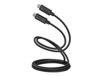 Hyper HyperDrive - Thunderbolt kabel - 24 pin USB-C (han) til 24 pin USB-C (han) - USB4 / Thunderbolt 3 / Thunderbolt 4 - 2 m HDTB4AC2GL