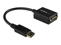 StarTech.com DisplayPort To VGA Video Adapter Converter - Active - 1080p - DP to VGA Converter (DP2VGA2) - Display-adapter - DisplayPort (han) til HD-15 (VGA) (hun) - 27.94 cm - haspet - sort - for P/N: DK30C2DAGPD, MST14DP123DP, TB32DP14, TB3CDK2DP, TB3CDK2DPUE, TB3DK2DPM2, TB3DKM2DPL DP2VGA2