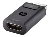 HP DisplayPort to HDMI Adapter - Videoadapter - DisplayPort han til HDMI hun - for EliteBook 8770; ProBook 64X G4, 650 G5; ZBook 14 G2, 14u G4, 15 G2, 15u G2, 15u G4, 17 G3 F3W43AA