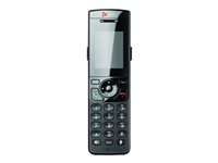 Poly VVX D230 - Ekstra trådløst håndsæt med opkalds-ID - DECT - 3-vejs opkaldskapacitet - 8-liniers betjening - sort 89B48AA