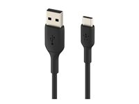 Belkin BoostCharge - USB-kabel - 24 pin USB-C (han) til USB (han) - 1 m - sort CAB001BT1MBK