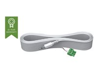 VISION Techconnect 2 - Audiokabel - ministik han - 5 m - hvid - formet TC2 5M3.5MM