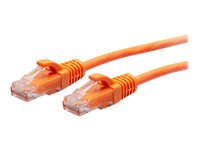 C2G 15ft (4.5m) Cat6a Snagless Unshielded (UTP) Slim Ethernet Network Patch Cable - Orange - Patchkabel - RJ-45 (han) til RJ-45 (han) - 4.5 m - 4.8 mm - UTP - CAT 6a - knastfri, formet - orange C2G30179