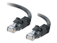 C2G Cat6 Booted Unshielded (UTP) Network Patch Cable - Patchkabel - RJ-45 (han) til RJ-45 (han) - 2 m - UTP - CAT 6 - formet, knastfri, strenget - sort 83408