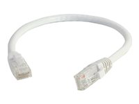 C2G Cat5e Booted Unshielded (UTP) Network Patch Cable - Patchkabel - RJ-45 (han) til RJ-45 (han) - 5 m - UTP - CAT 5e - formet, knastfri, strenget - hvid 83265