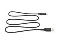 mophie essentials - USB-kabel - USB (han) til 24 pin USB-C (han) - 1 m - USB Fast Charge (15W) - sort 409911861