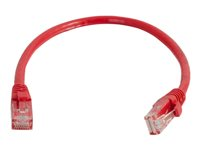C2G Cat6 Booted Unshielded (UTP) Network Patch Cable - Patchkabel - RJ-45 (han) til RJ-45 (han) - 50 cm - UTP - CAT 6 - formet, knastfri, strenget - rød 83445