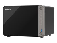 QNAP TS-AI642 - NAS-server - 6 bays - SATA 6Gb/s - RAID 0, 1, 5, 6, 10, 50, JBOD - RAM 8 GB - Gigabit Ethernet / 2.5 Gigabit Ethernet - iSCSI support TS-AI642-8G