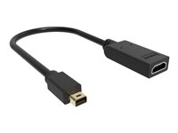 VISION - Videoadapter - Mini DisplayPort han til HDMI hun - sort - 4K support TC-MDPHDMI/BL
