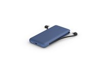 Belkin BoostCharge Plus - Powerbank - 10000 mAh - 23 Watt - Fast Charge - 2 output-stikforbindelser (Lightning, 24 pin USB-C) - midnatsblå BPB006BTBLU