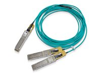 NVIDIA - Fiberkanal-kabel - QSFP56 (han) - 3 m - aktiv - sort 980-9I44P-00V003