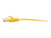 C2G 25ft (7.6m) Cat6a Snagless Unshielded (UTP) Slim Ethernet Network Patch Cable - Yellow - Patchkabel - RJ-45 (han) til RJ-45 (han) - 7.6 m - 4.8 mm - UTP - CAT 6a - knastfri, formet - gul C2G30173