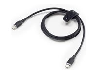 mophie charge stream - USB-kabel - 24 pin USB-C (han) til 24 pin USB-C (han) - 3 m - USB Power Delivery (60W) - hvid 409912830
