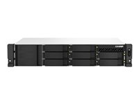 QNAP TS-864eU-RP - NAS-server - 8 bays - rackversion - SATA 6Gb/s - RAID 0, 1, 5, 6, 10, JBOD, 50, 60 - RAM 8 GB - Gigabit Ethernet / 2.5 Gigabit Ethernet - iSCSI support - 2U TS-864EU-RP-8G