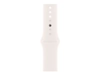 Apple - Rem for smart watch - 46mm - M/L (passer til håndled på 160 - 210 mm) - lys blush MXM93ZM/A