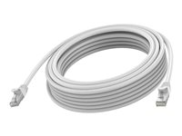 Vision - Netværkskabel - RJ-45 (han) til RJ-45 (han) - 5 m - 6.2 mm - STP - CAT 6a - formet, knastfri - hvid TC 5MCAT6A