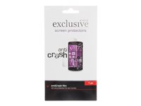 Insmat Exclusive AntiCrash - Skærmbeskytter for mobiltelefon - film - gennemsigtig - for Samsung Galaxy S21 5G 861-1247